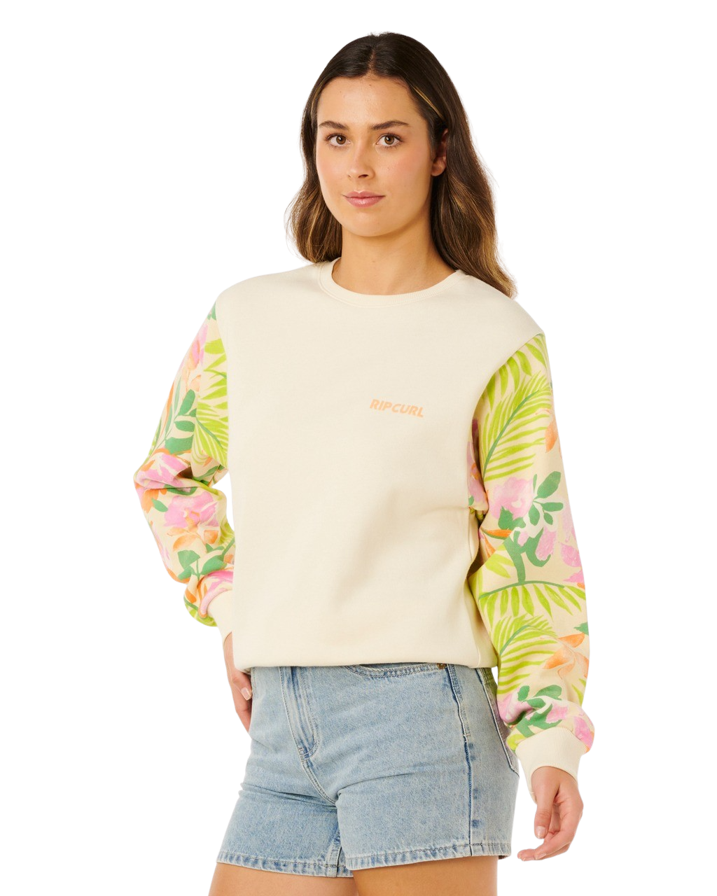 Molokai Fleece Sweatshirt in Off White