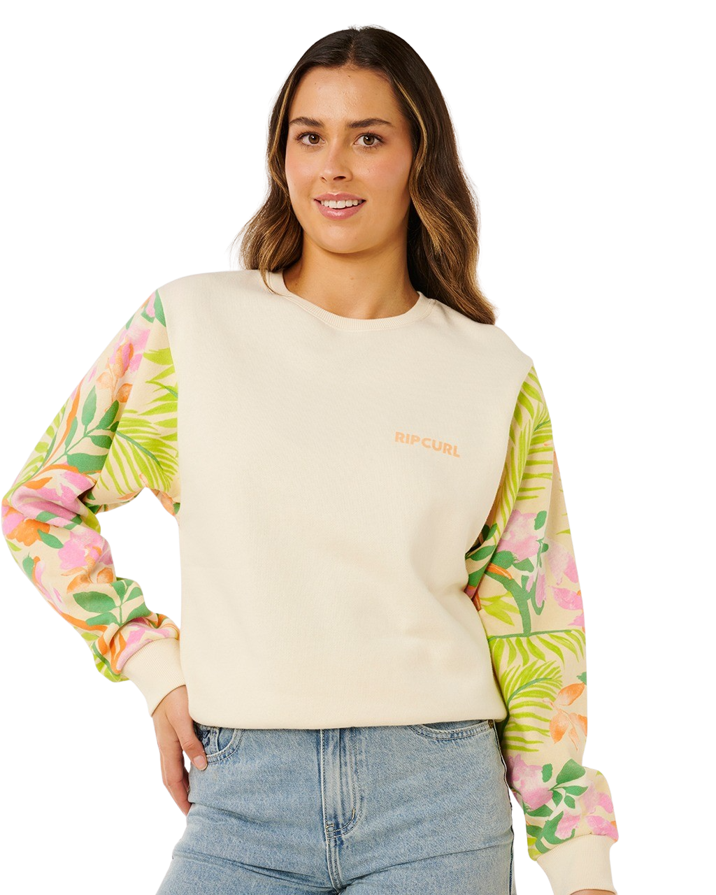 Molokai Fleece Sweatshirt in Off White