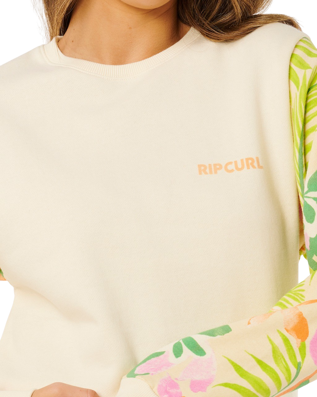 Molokai Fleece Sweatshirt in Off White