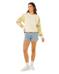 Molokai Fleece Sweatshirt in Off White
