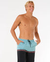The Rip Curl Mens Raw Energy Split Volley Shorts in Black