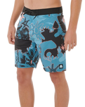 Mirage Mason Raw Energy Boardshorts in Storm Blue