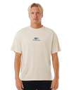 The Rip Curl Mens Pill Icon T-Shirt in Vintage White