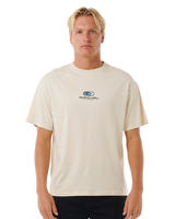 The Rip Curl Mens Pill Icon T-Shirt in Vintage White
