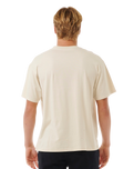 The Rip Curl Mens Pill Icon T-Shirt in Vintage White