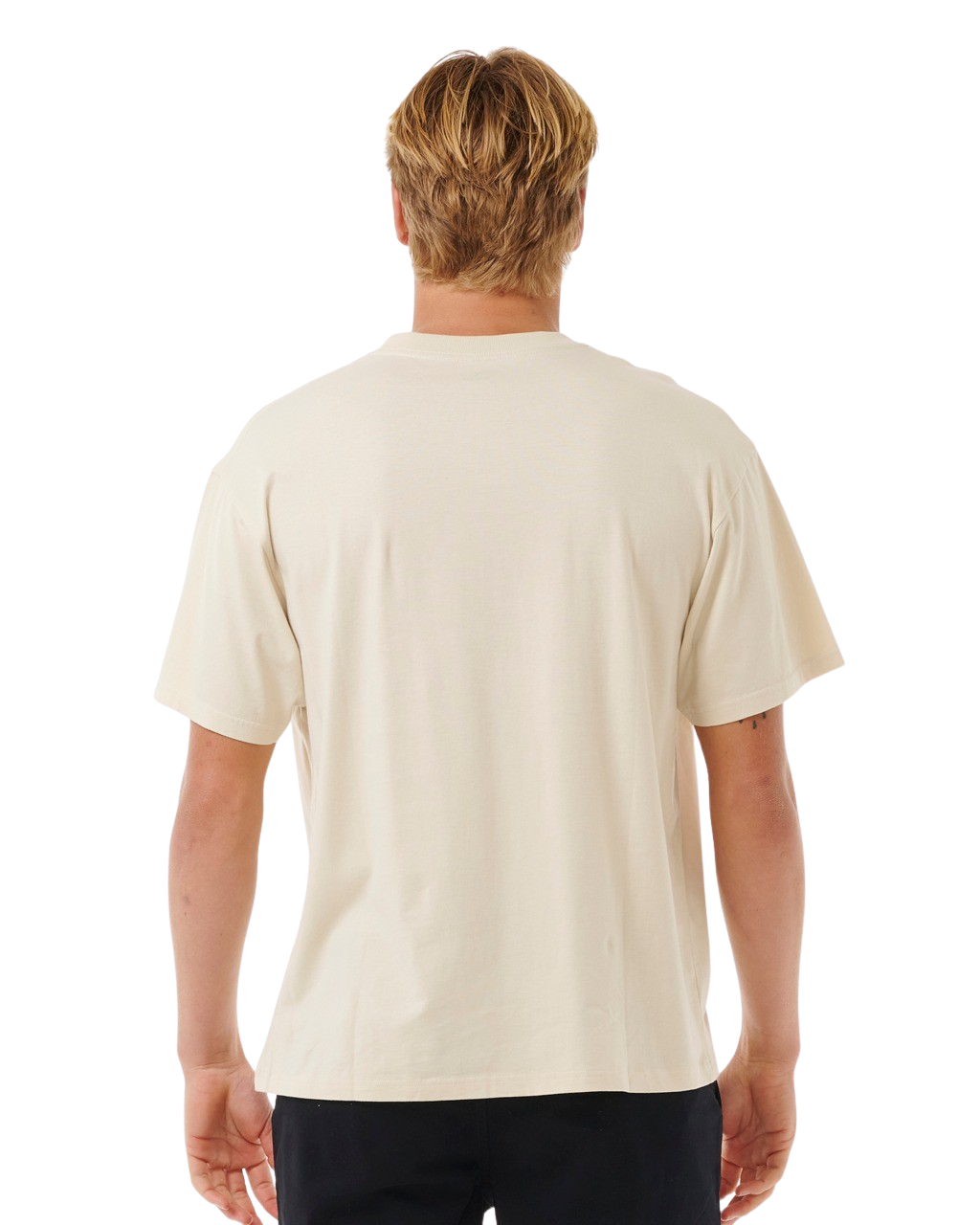 The Rip Curl Mens Pill Icon T-Shirt in Vintage White