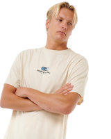 The Rip Curl Mens Pill Icon T-Shirt in Vintage White