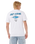 The Rip Curl Mens Fade Out Icon T-Shirt in White