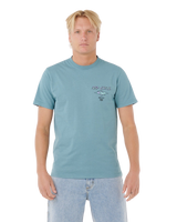 Fade Out Icon T-Shirt in Storm Blue