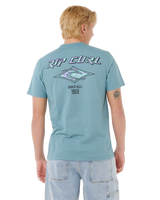 Fade Out Icon T-Shirt in Storm Blue