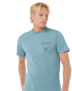 Fade Out Icon T-Shirt in Storm Blue