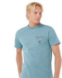 Fade Out Icon T-Shirt in Storm Blue