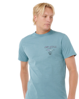 Fade Out Icon T-Shirt in Storm Blue