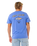 The Rip Curl Mens Fade Out Icon T-Shirt in Blue Haze
