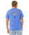 The Rip Curl Mens Fade Out Icon T-Shirt in Blue Haze
