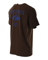 Fade Out Icon T-Shirt in Coffee