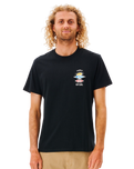 Search Icon T-Shirt in Black