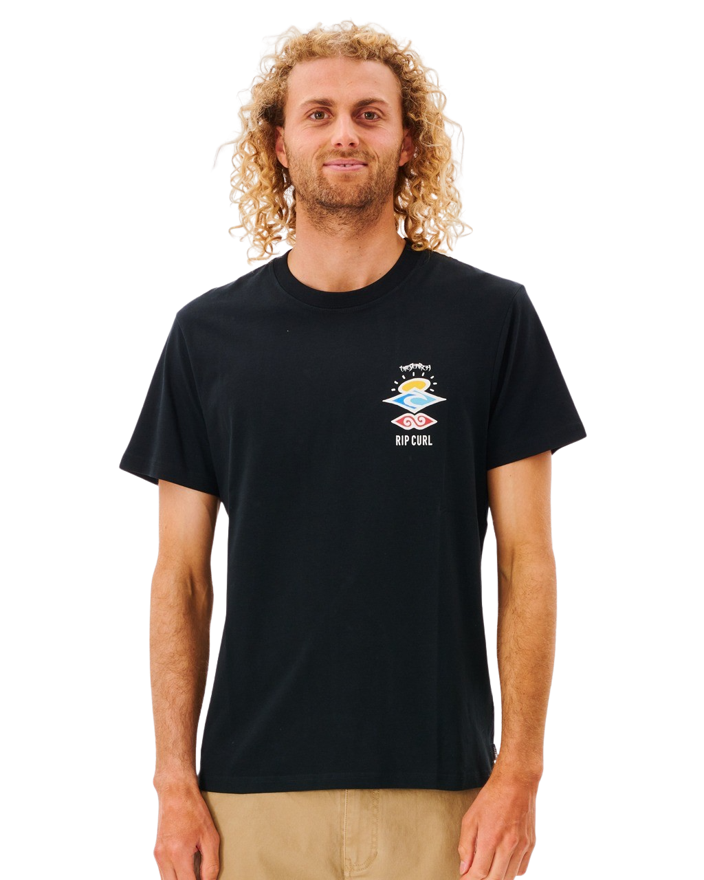Search Icon T-Shirt in Black