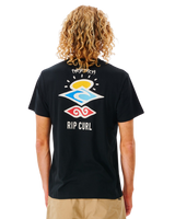 Search Icon T-Shirt in Black