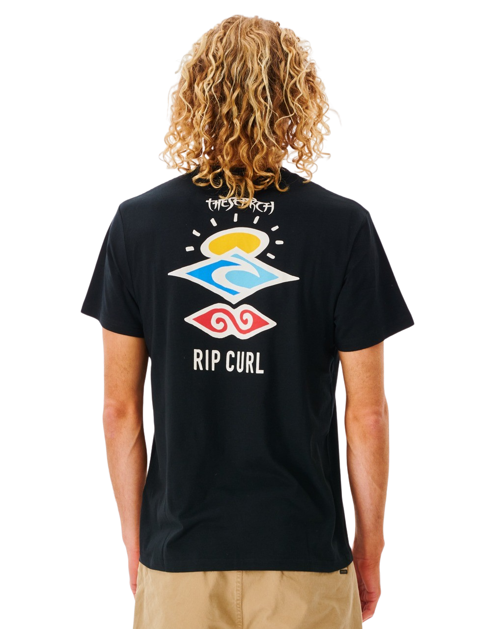 Search Icon T-Shirt in Black