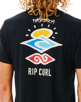 Search Icon T-Shirt in Black