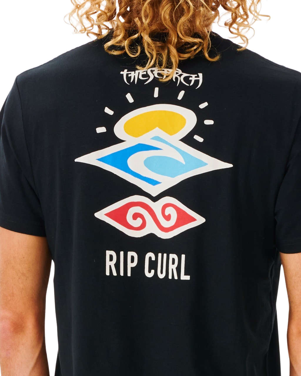 Search Icon T-Shirt in Black