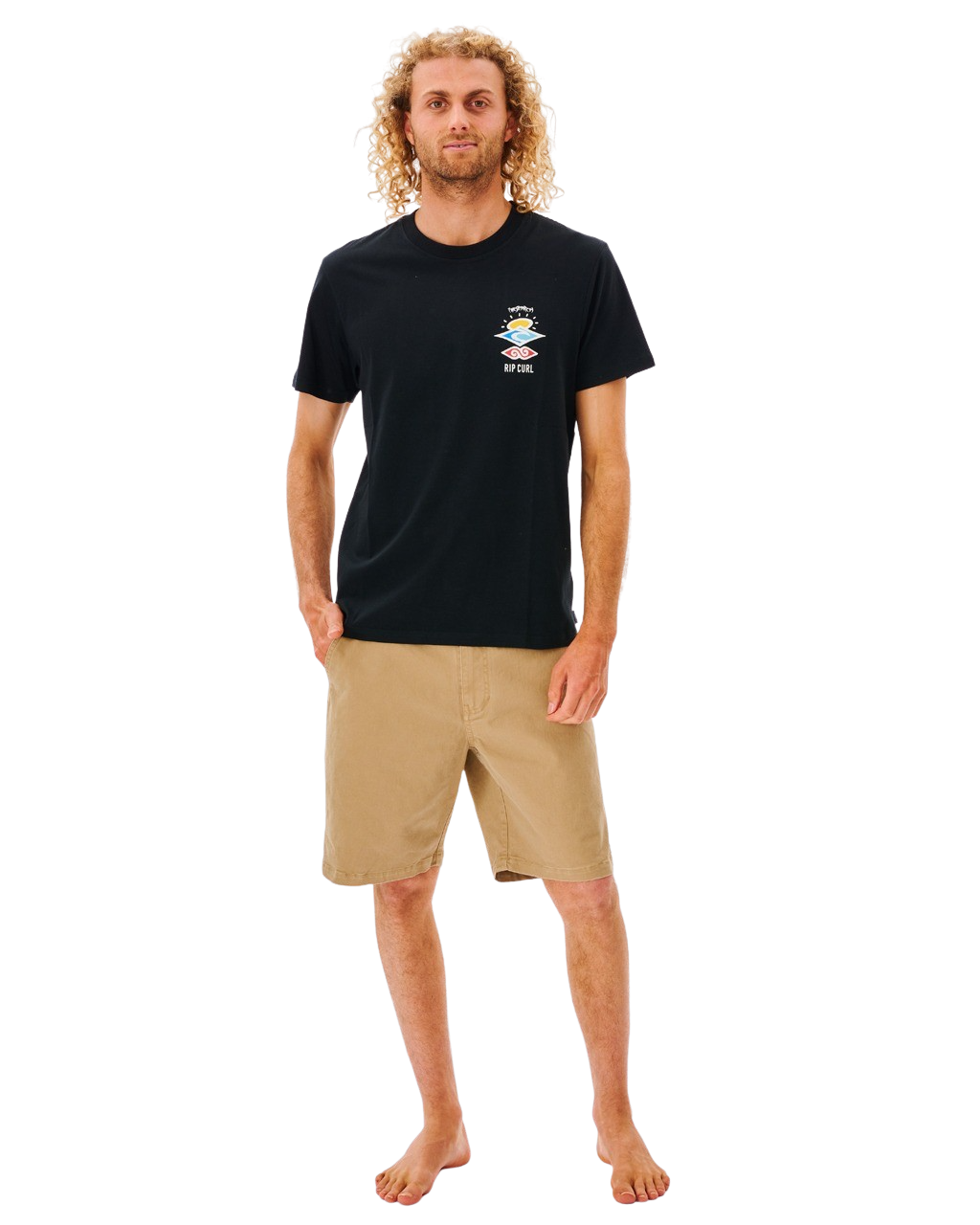 Search Icon T-Shirt in Black