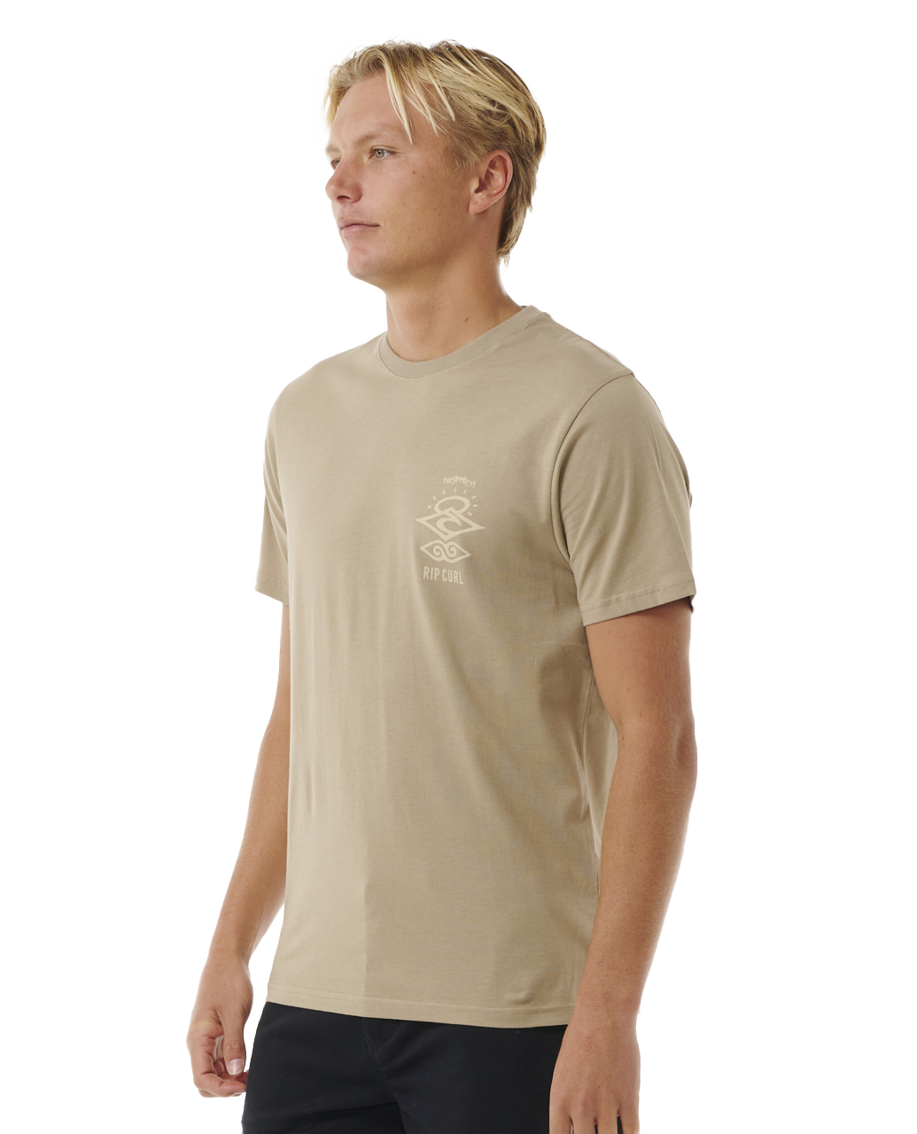Shop Rip Curl Boys' Search Icon T-Shirt In Muted Green - Fast Shipping