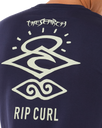The Rip Curl Mens Search Icon T-Shirt in Navy & Grey