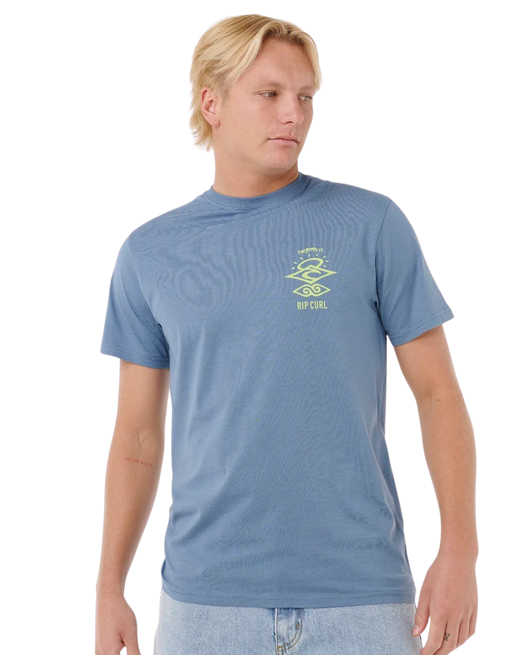 Search Icon T-Shirt in Bluefin