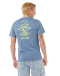 Search Icon T-Shirt in Bluefin