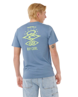 Search Icon T-Shirt in Bluefin