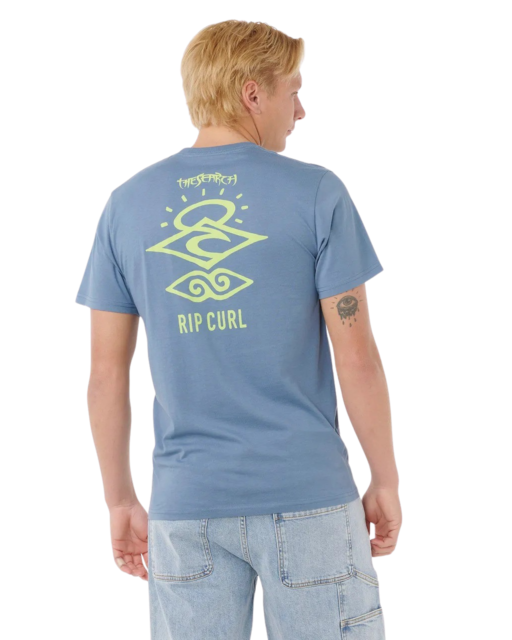 Search Icon T-Shirt in Bluefin