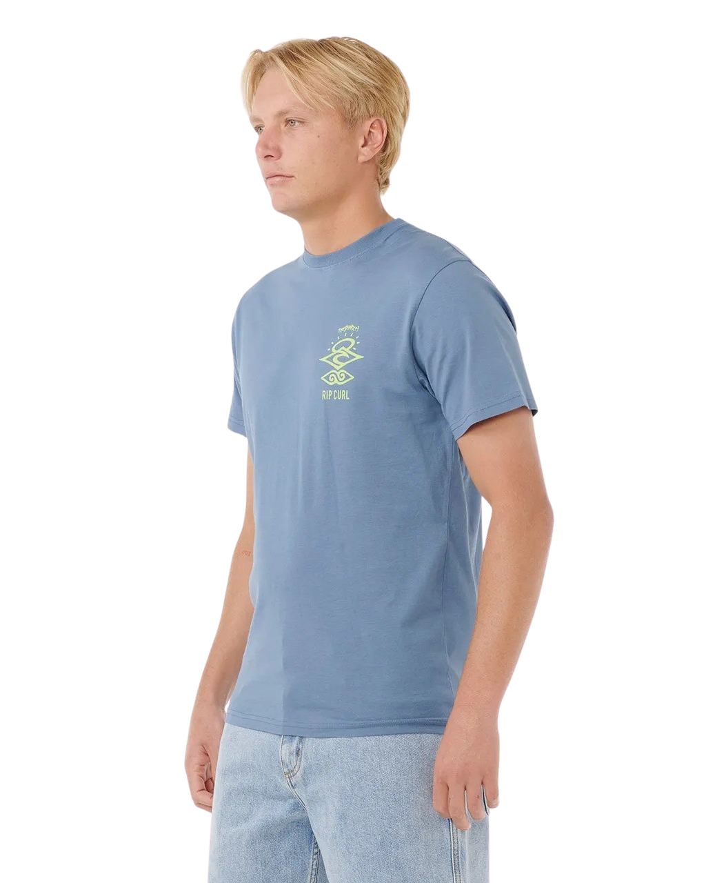 Search Icon T-Shirt in Bluefin