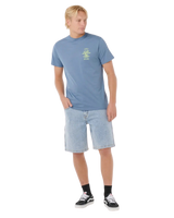 Search Icon T-Shirt in Bluefin