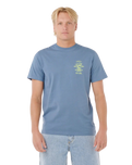 Search Icon T-Shirt in Bluefin