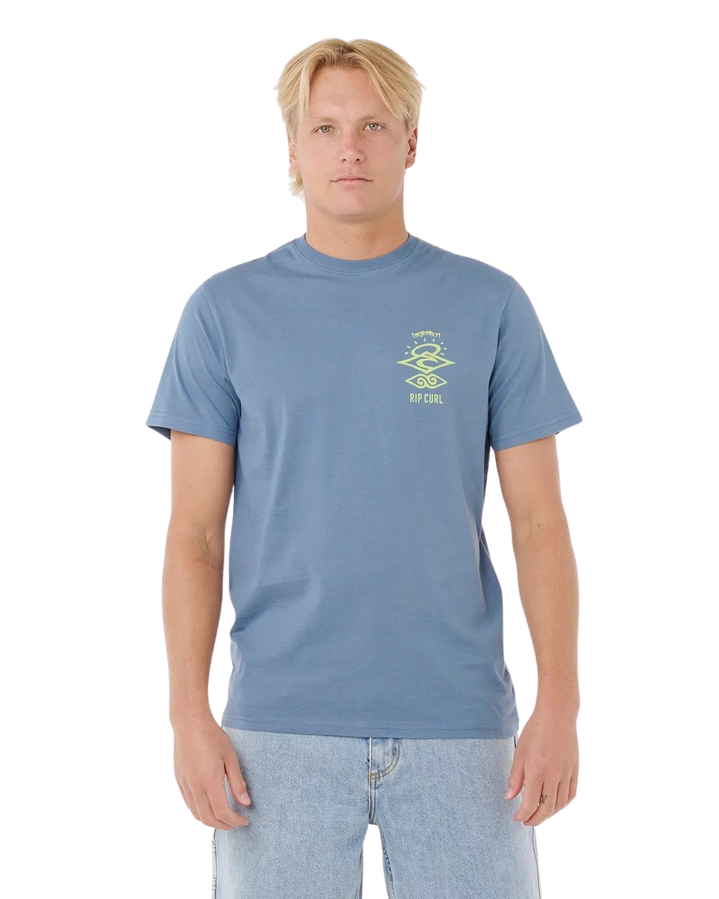 Search Icon T-Shirt in Bluefin