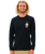 Search Icon Long Sleeve T-Shirt in Black