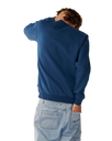 The Rip Curl Mens Staple Sweatshirt in Light Navy