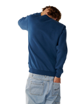 The Rip Curl Mens Staple Sweatshirt in Light Navy