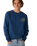 The Rip Curl Mens Staple Sweatshirt in Light Navy