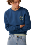 The Rip Curl Mens Staple Sweatshirt in Light Navy