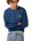 The Rip Curl Mens Staple Sweatshirt in Light Navy