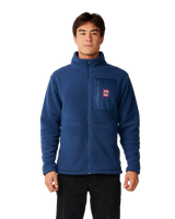 The Rip Curl Mens Big Bear Zip Fleece in Navy