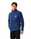 The Rip Curl Mens Big Bear Zip Fleece in Navy
