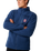 The Rip Curl Mens Big Bear Zip Fleece in Navy