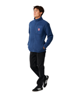 The Rip Curl Mens Big Bear Zip Fleece in Navy