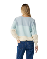 The Rip Curl Womens Seeker Raglan Standard Sweatshirt in Light Blue