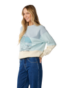 The Rip Curl Womens Seeker Raglan Standard Sweatshirt in Light Blue