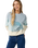 The Rip Curl Womens Seeker Raglan Standard Sweatshirt in Light Blue